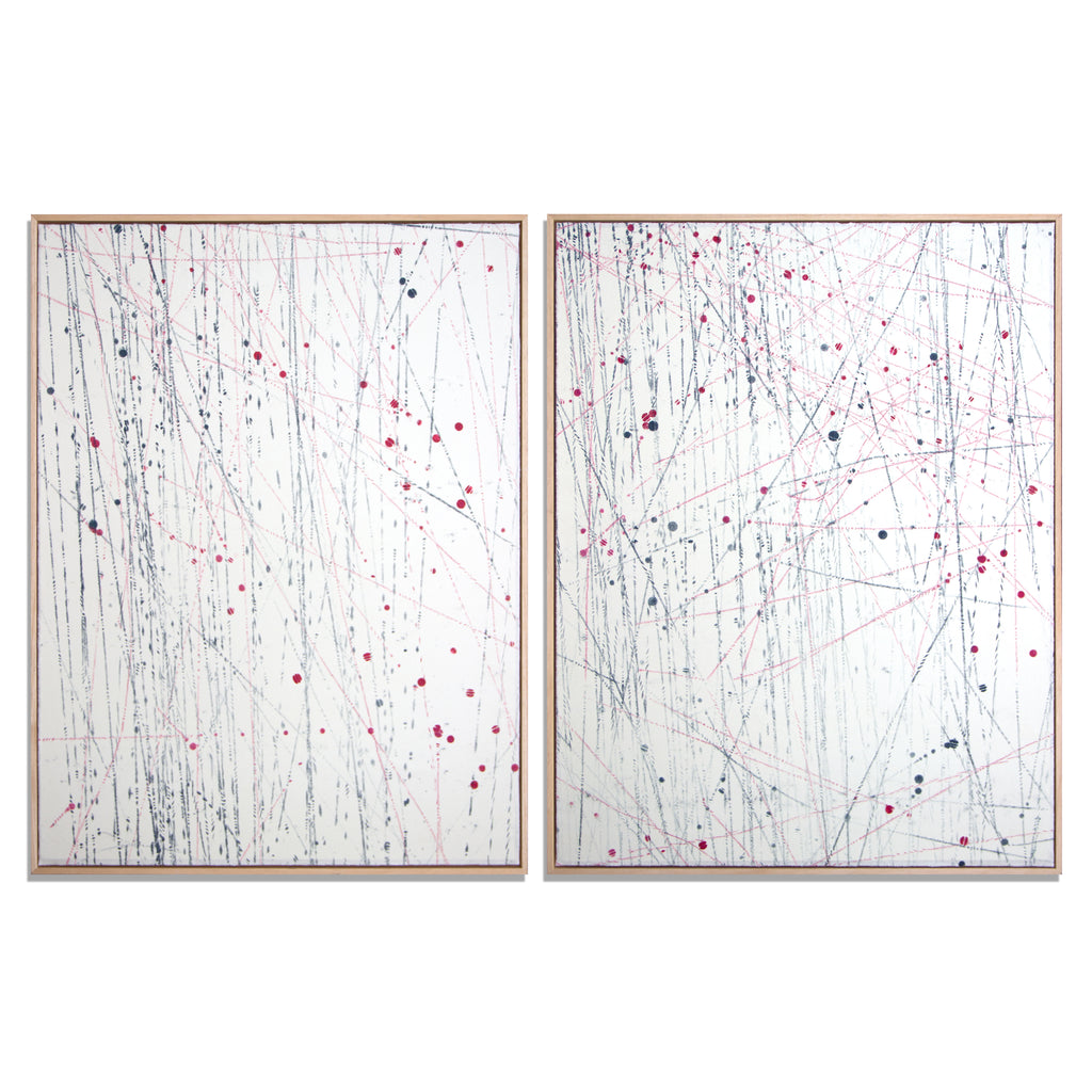 Embrasse moi tendrement (diptych) by Tom Parker