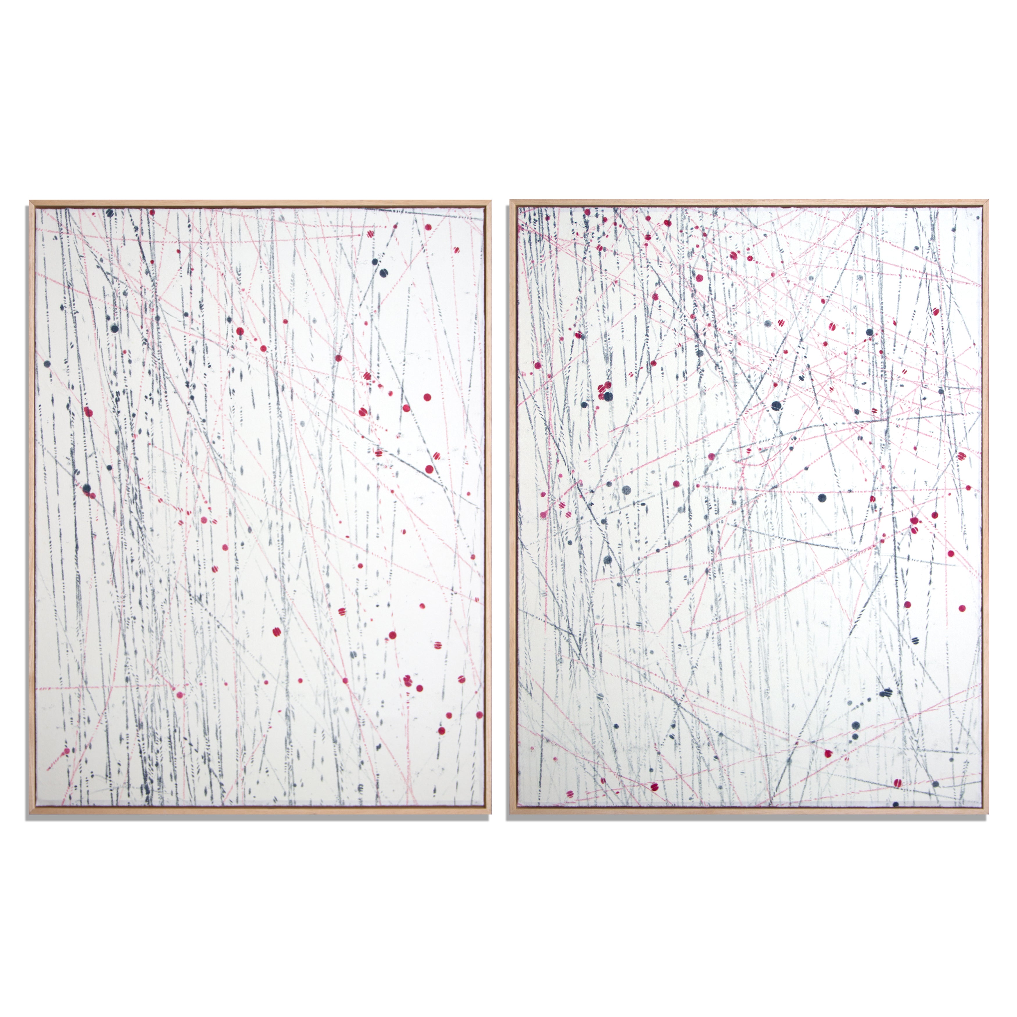 Embrasse moi tendrement (diptych) by Tom Parker
