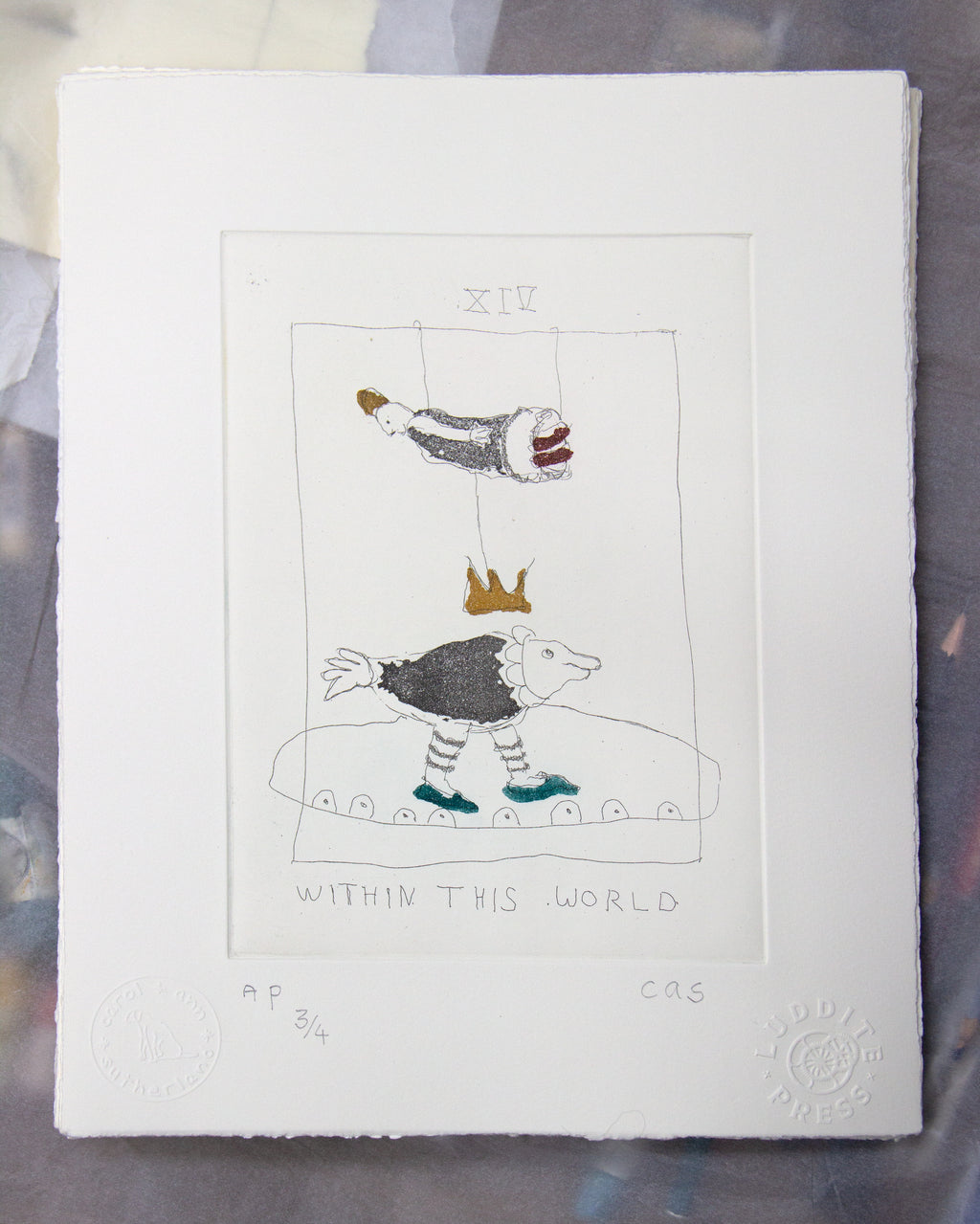 Within This World XIV by Carol Ann Sutherland